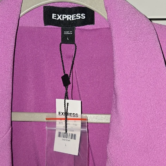 Express Women's Lavender Blazer - Picture 2 of 7